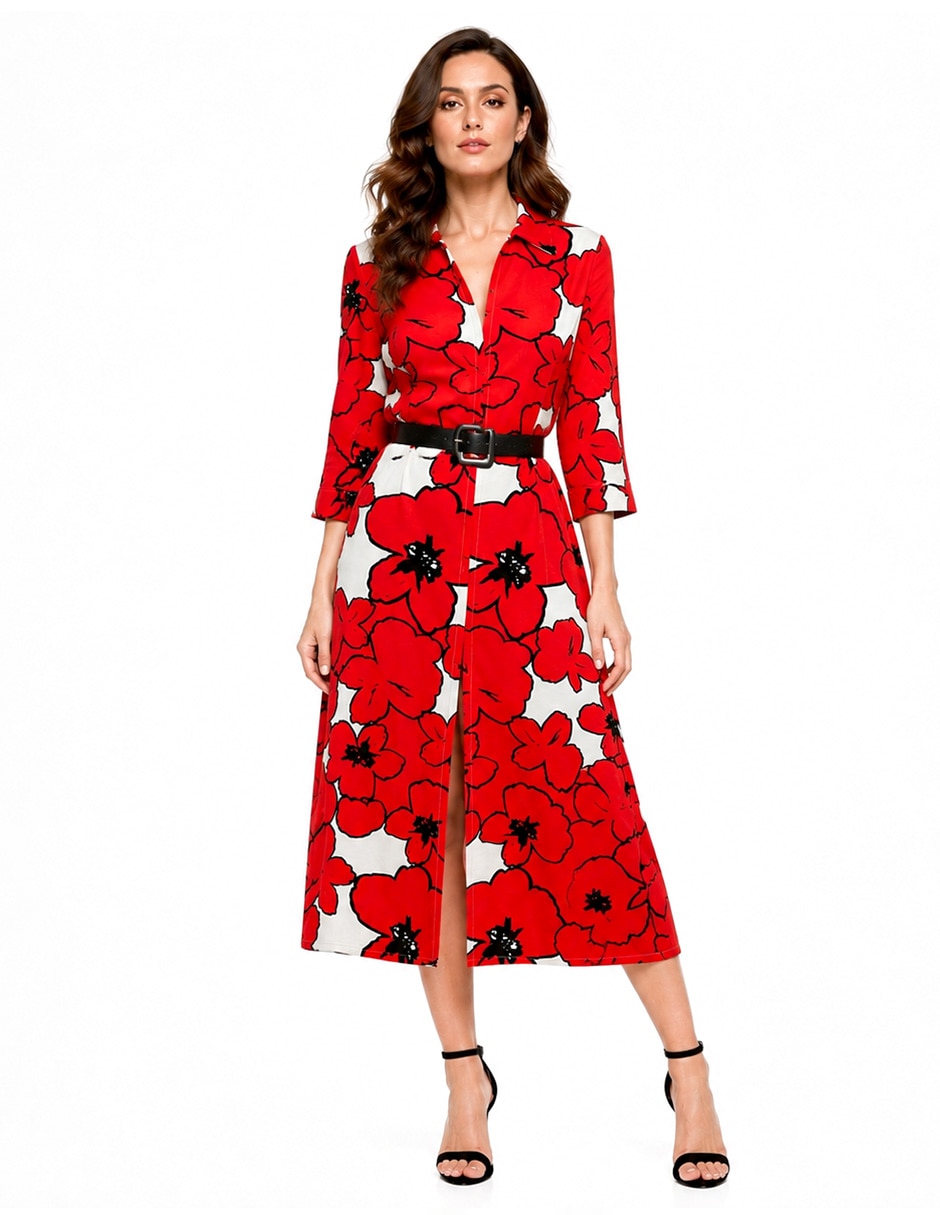 Vestido largo formal Liva para mujer