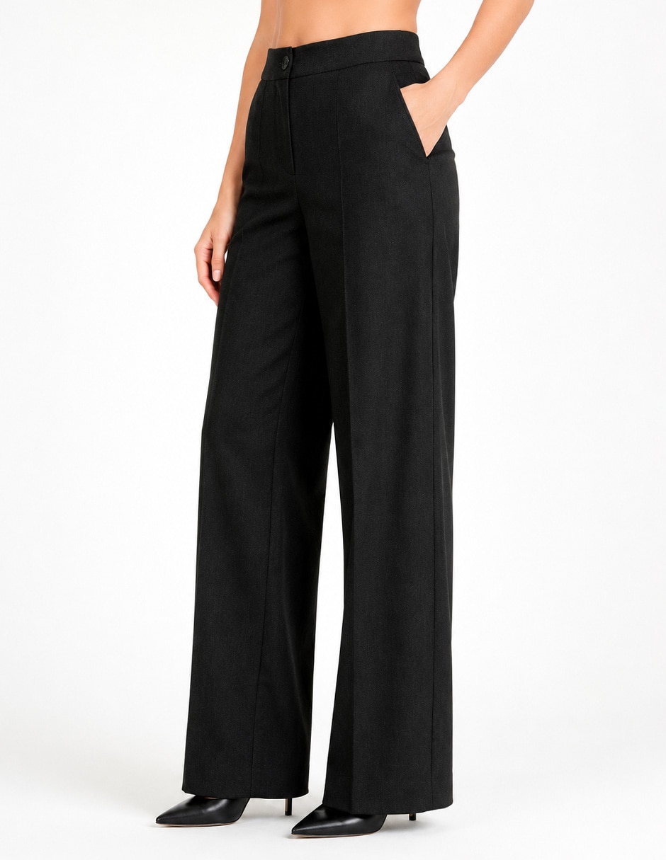 Pantalón de vestir recto para mujer 5