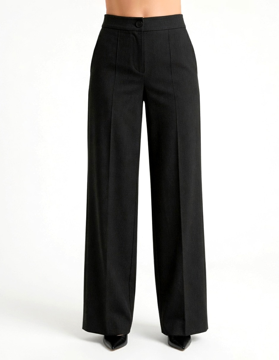 Pantalón de vestir recto para mujer