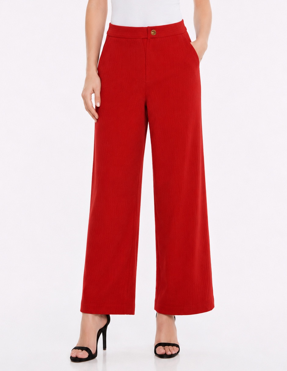 Pantalón recto para mujer
