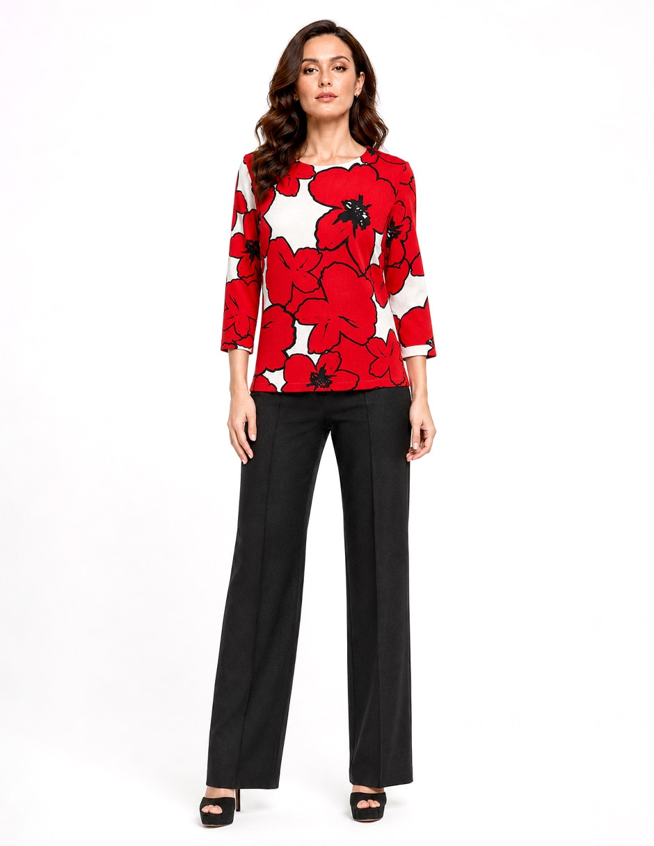 Blusa manga 3/4 para mujer 2