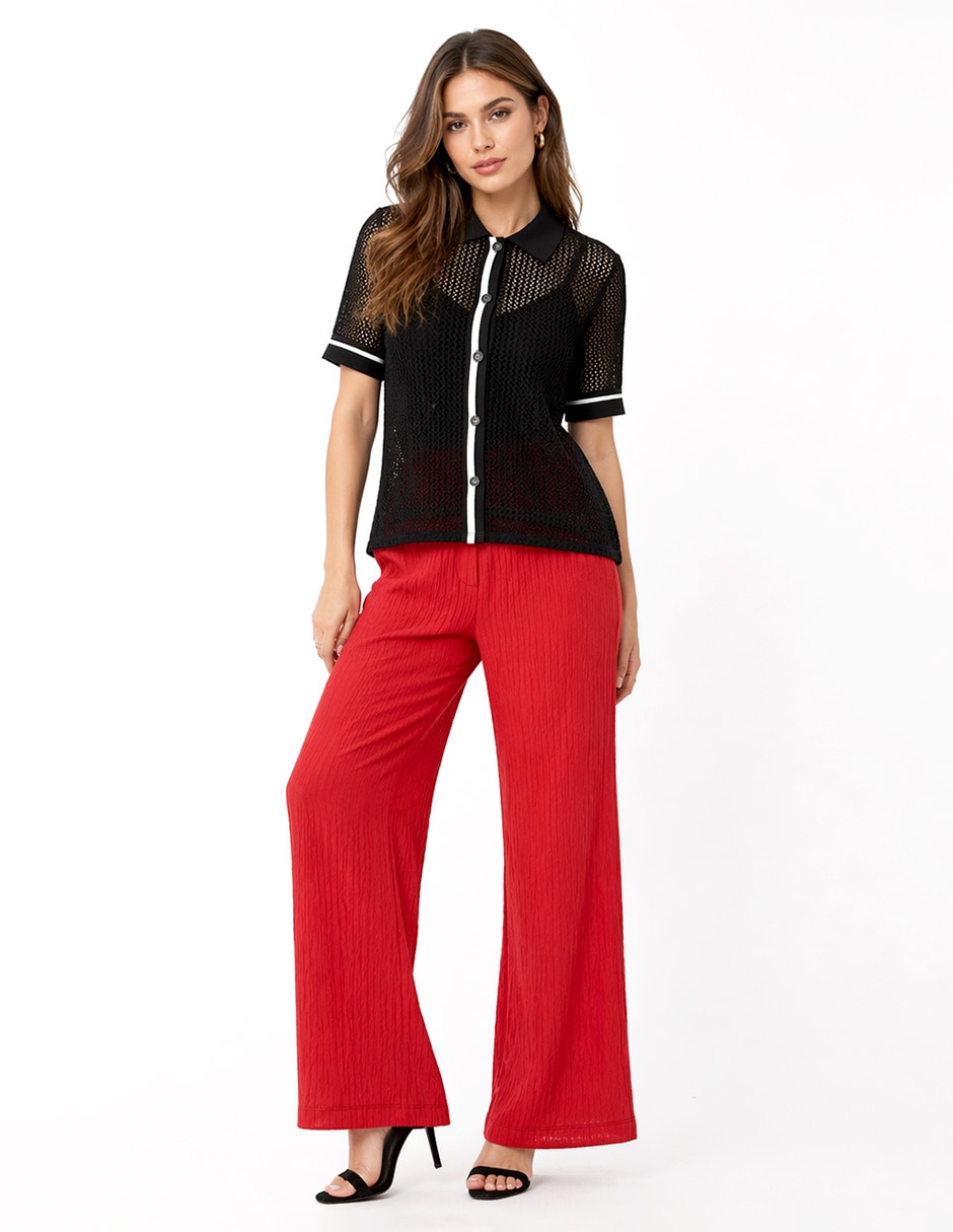 Blusa manga corta para mujer 2