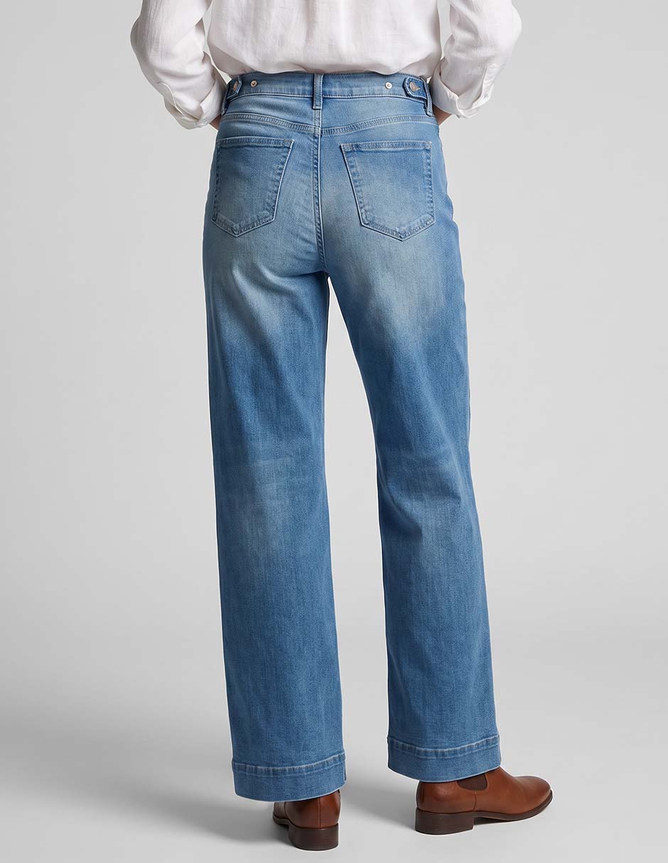Jeans bota denim para mujer 2
