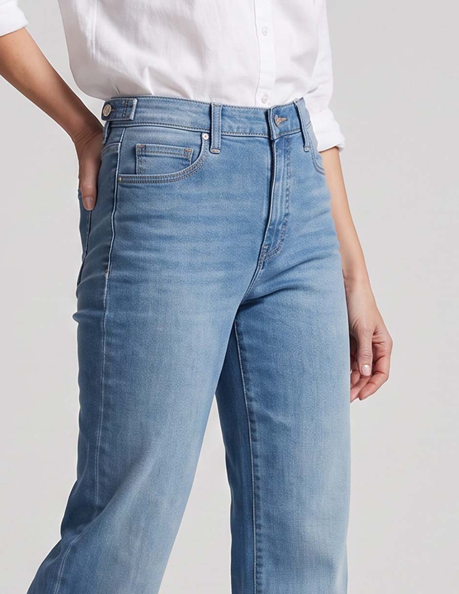Jeans bota denim para mujer 3
