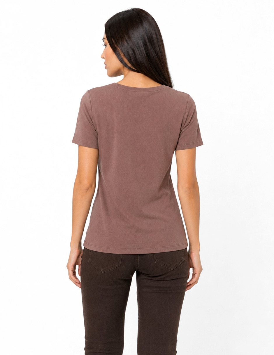 Blusa manga corta para mujer 3