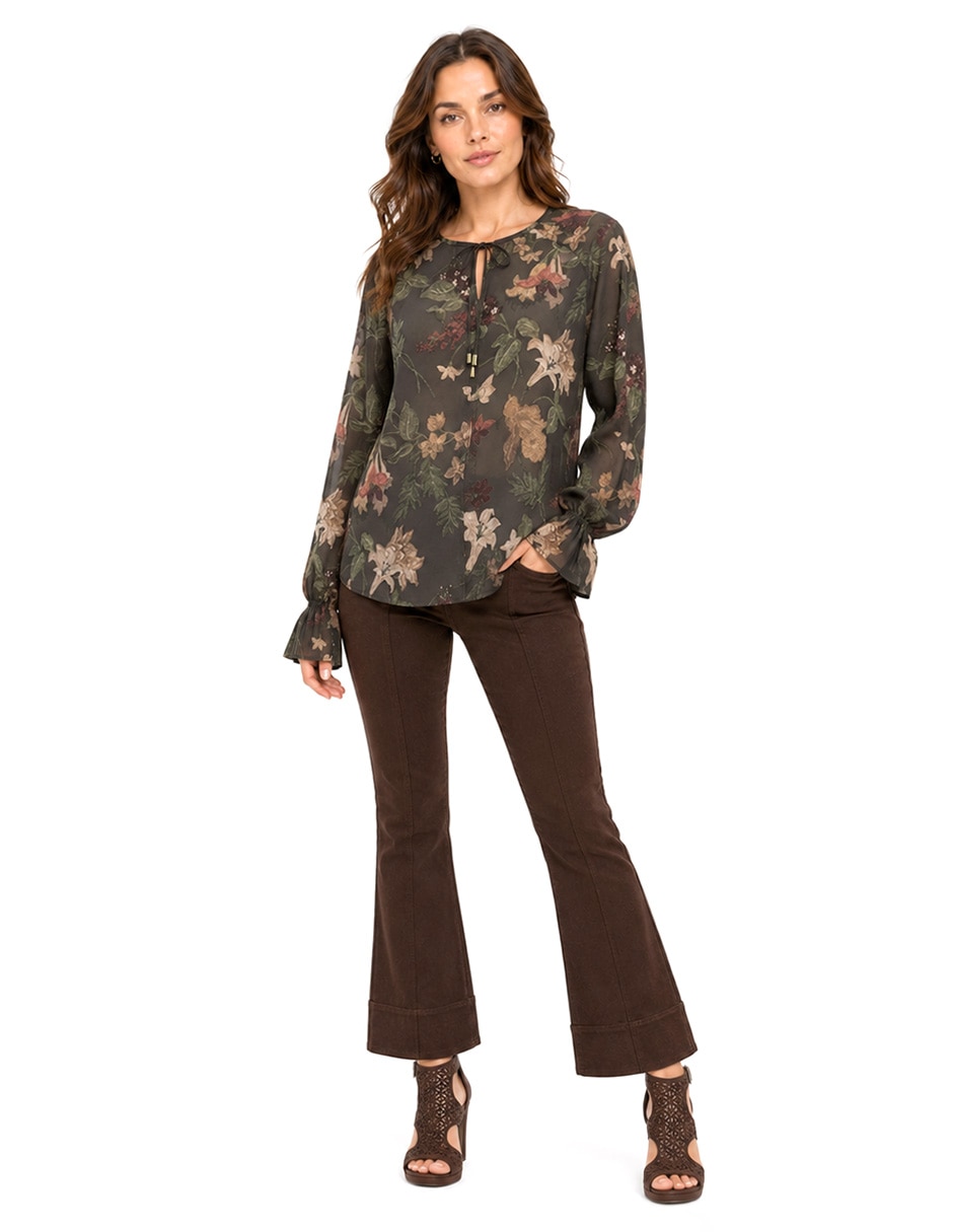 Blusa manga larga para mujer 2