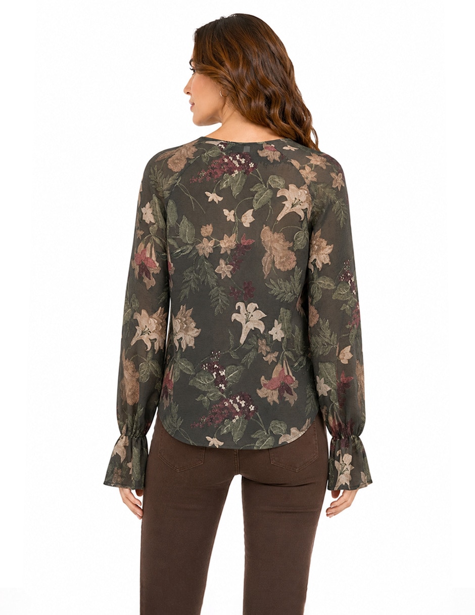 Blusa manga larga para mujer 3