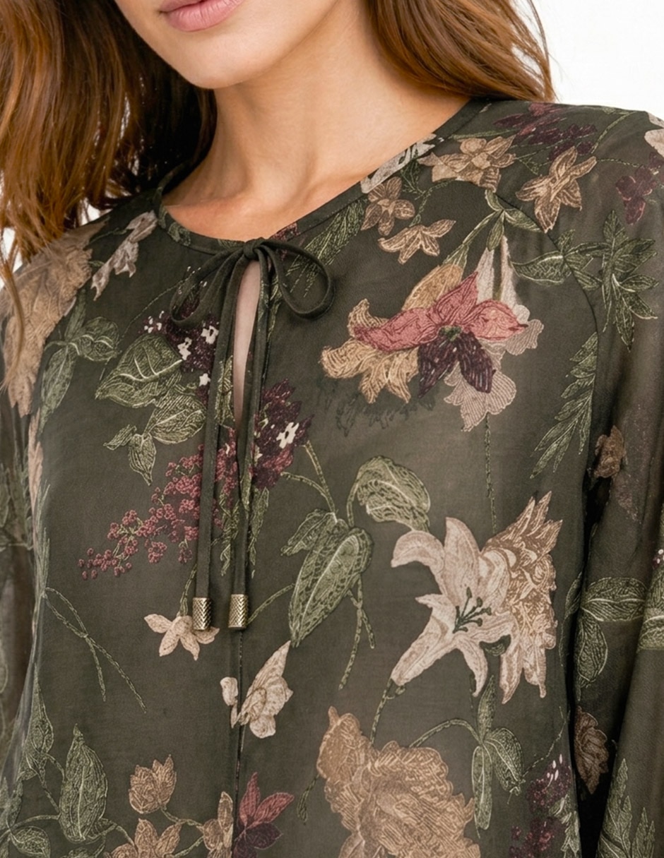 Blusa manga larga para mujer 4