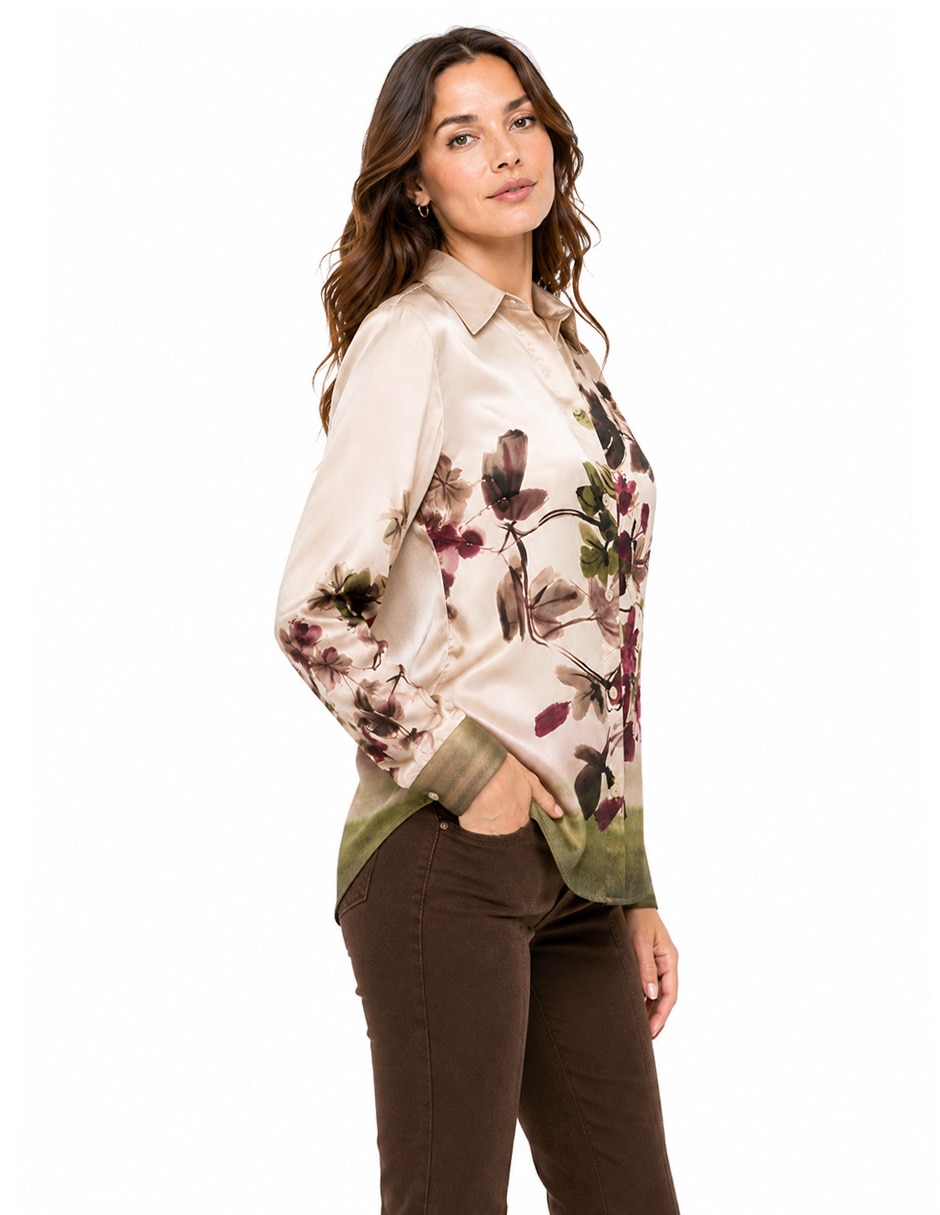 Blusa manga larga para mujer 5