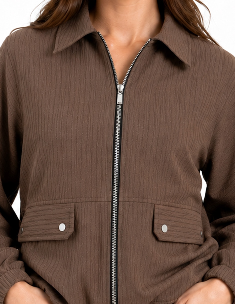 Chamarra casual para mujer 4