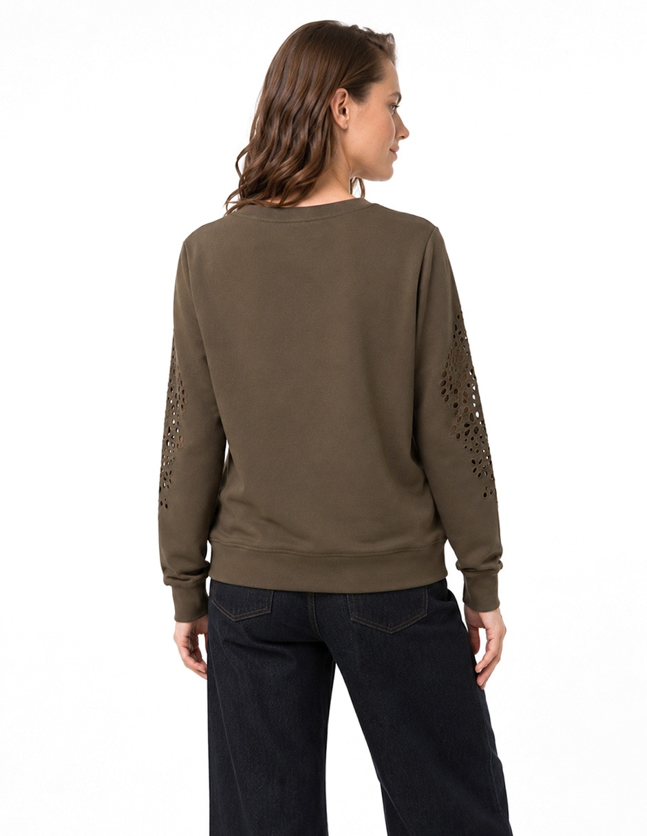 Sudadera con corte láser charo para mujer 3