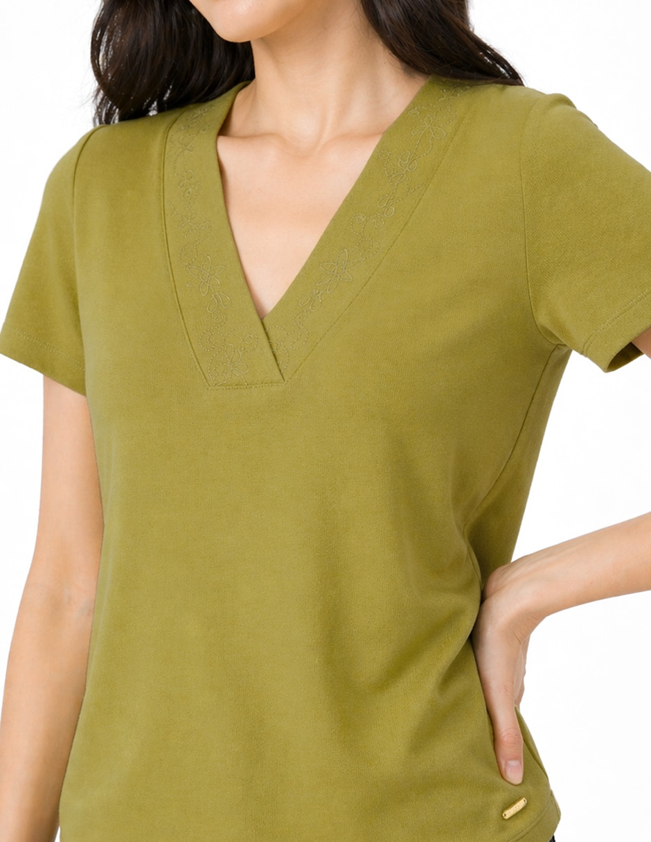 Blusa manga 3/4 para mujer 4