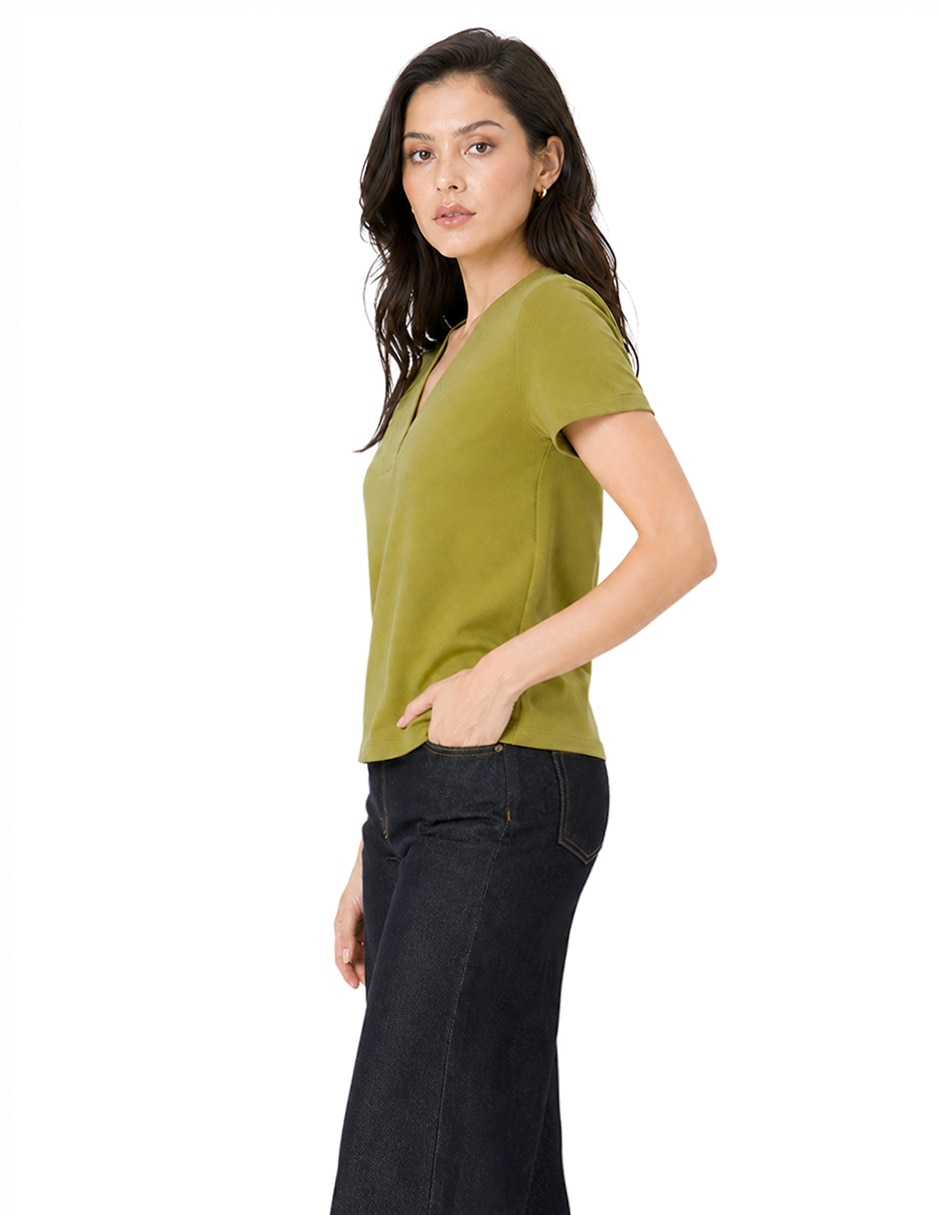 Blusa manga 3/4 para mujer 5
