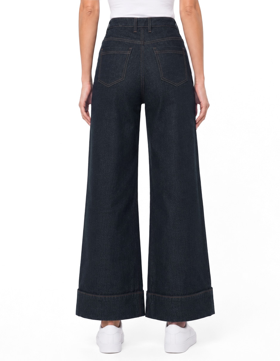 Jeans regular relajado 226012 corte cintura para mujer 3