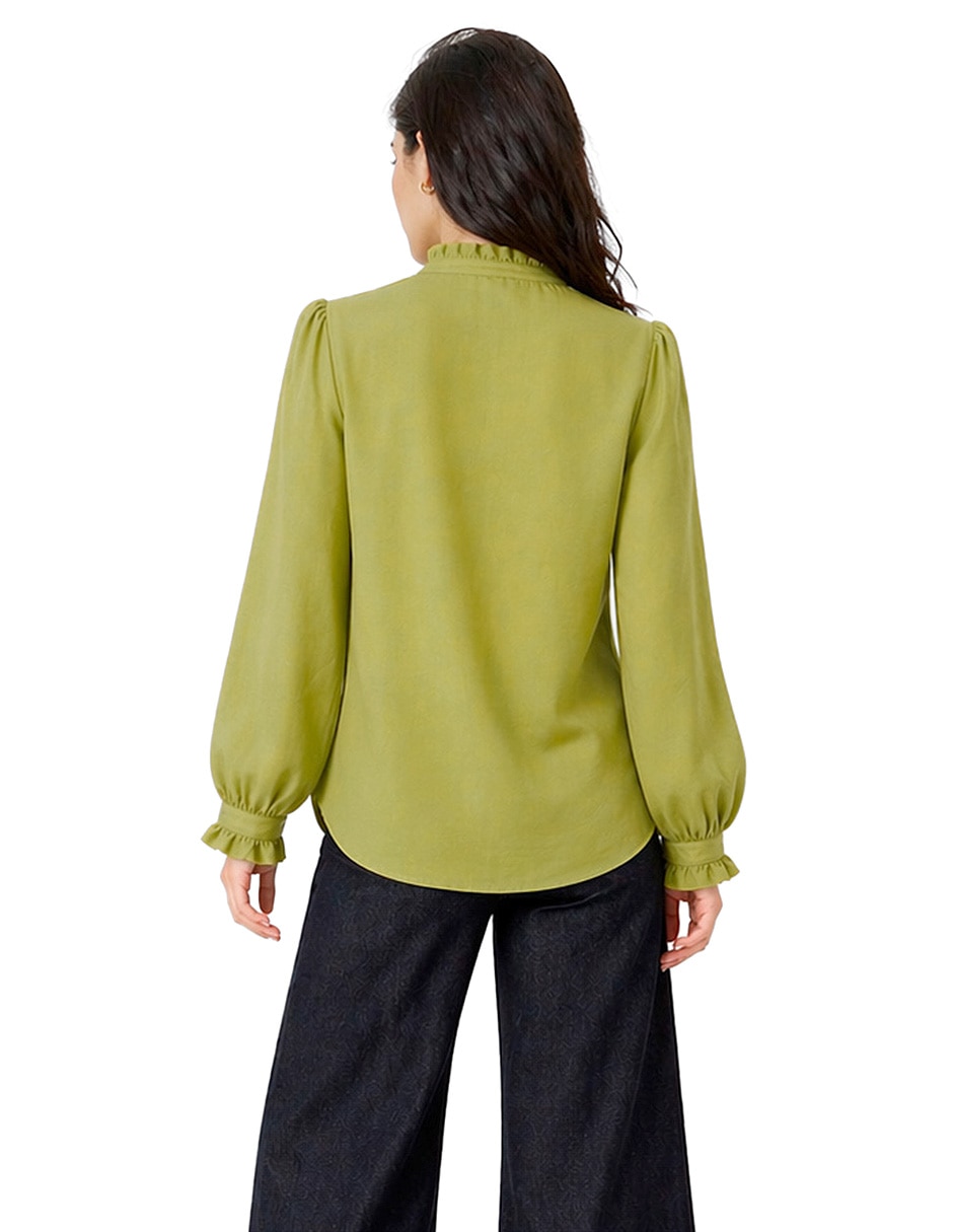 Blusa manga larga para mujer 3