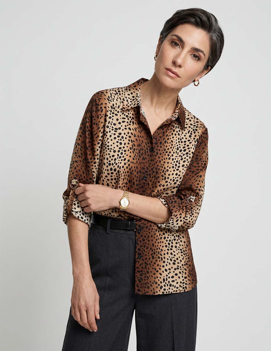 Blusa manga 3/4 para mujer Blusa manga 3/4 para mujer