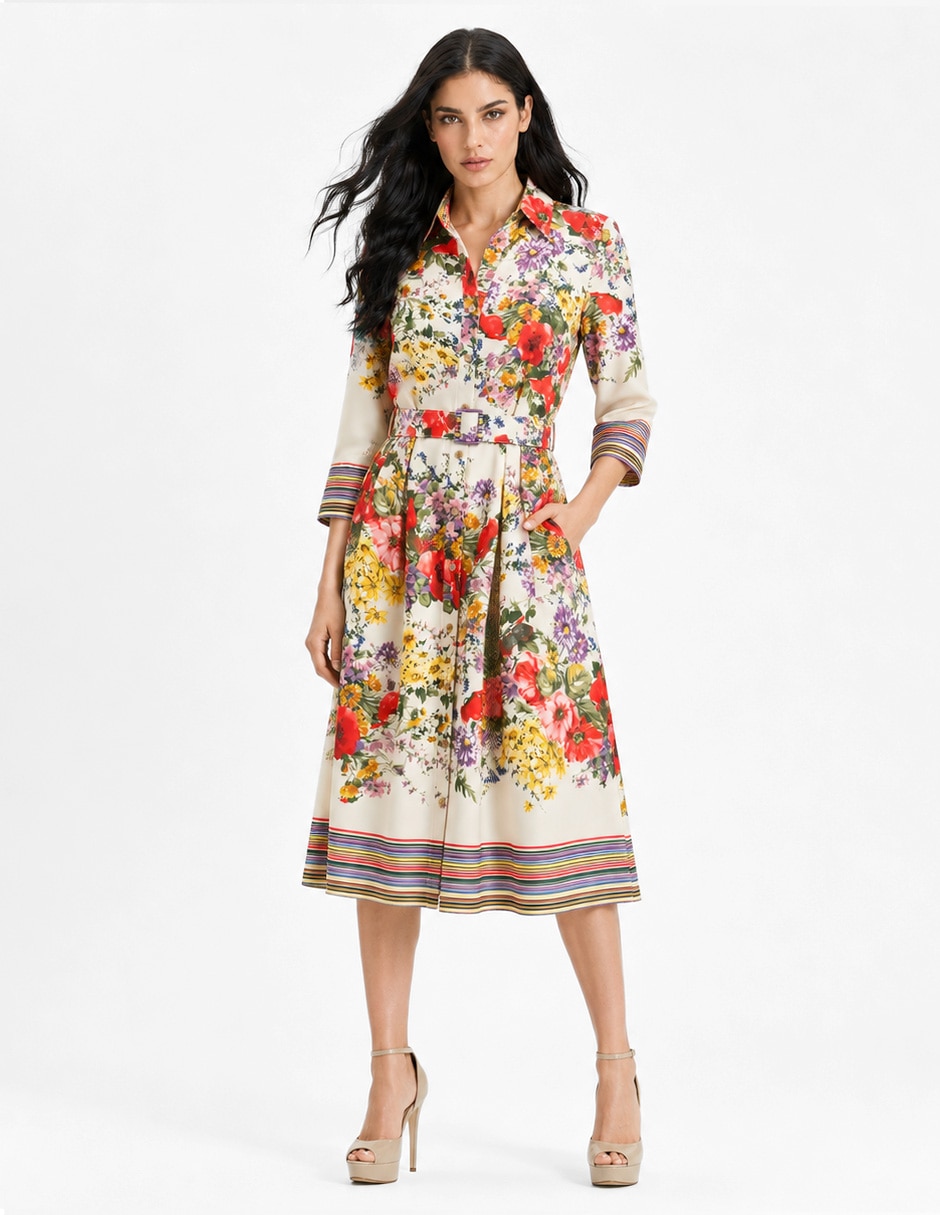 Vestido a la rodilla de vestir Foley'S Gea para mujer