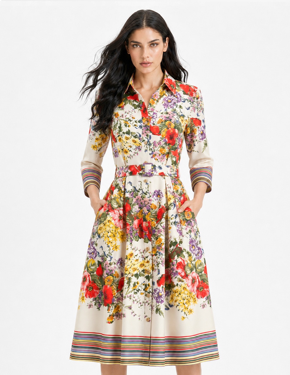 Vestido a la rodilla de vestir Foley'S Gea para mujer