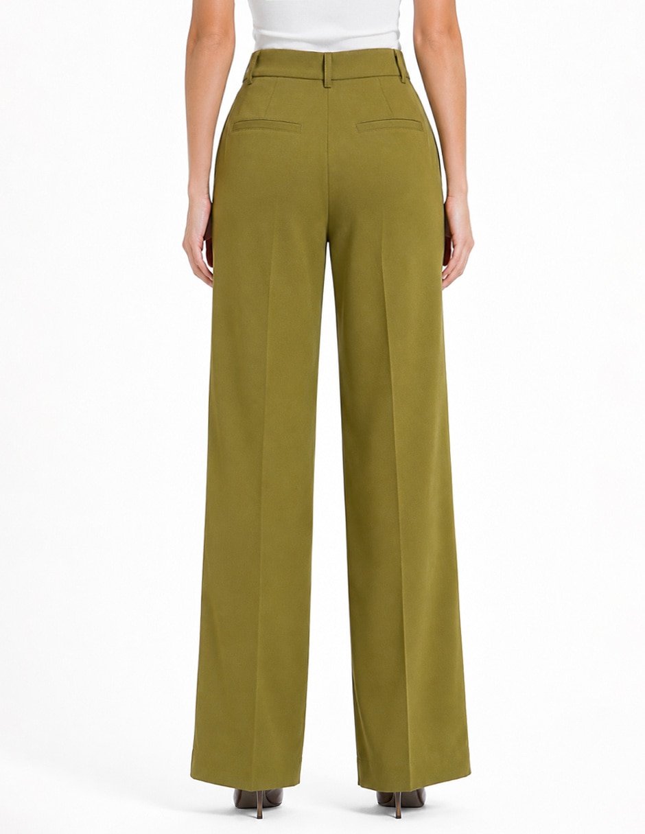 Pantalón de vestir recto para mujer 3