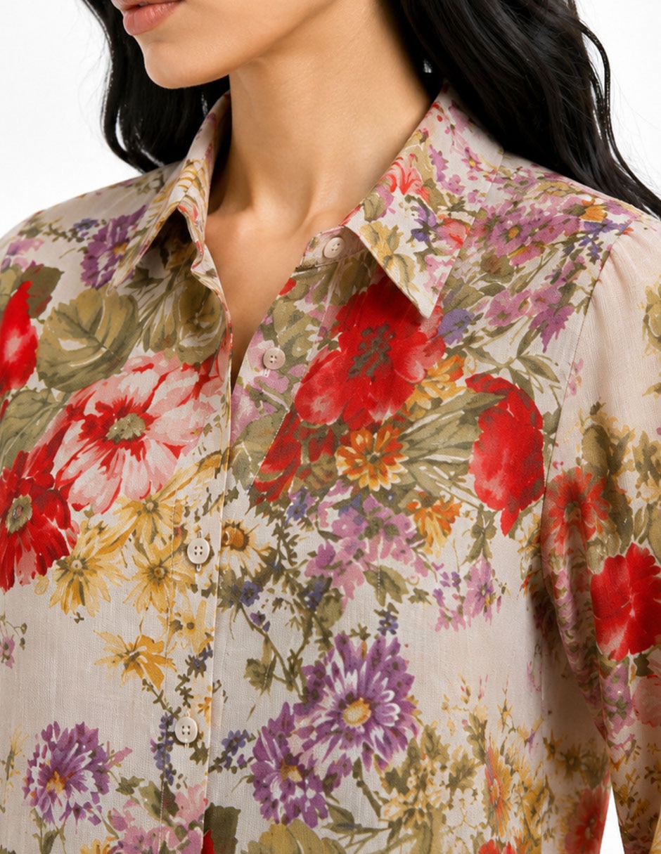 Blusa Foley'S Gea manga 3/4 para mujer