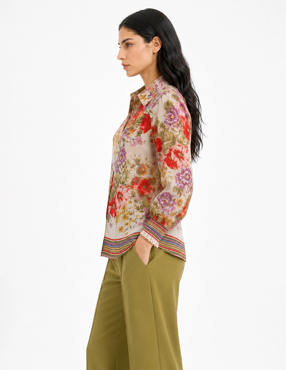 Blusa Foley'S Gea manga 3/4 para mujer