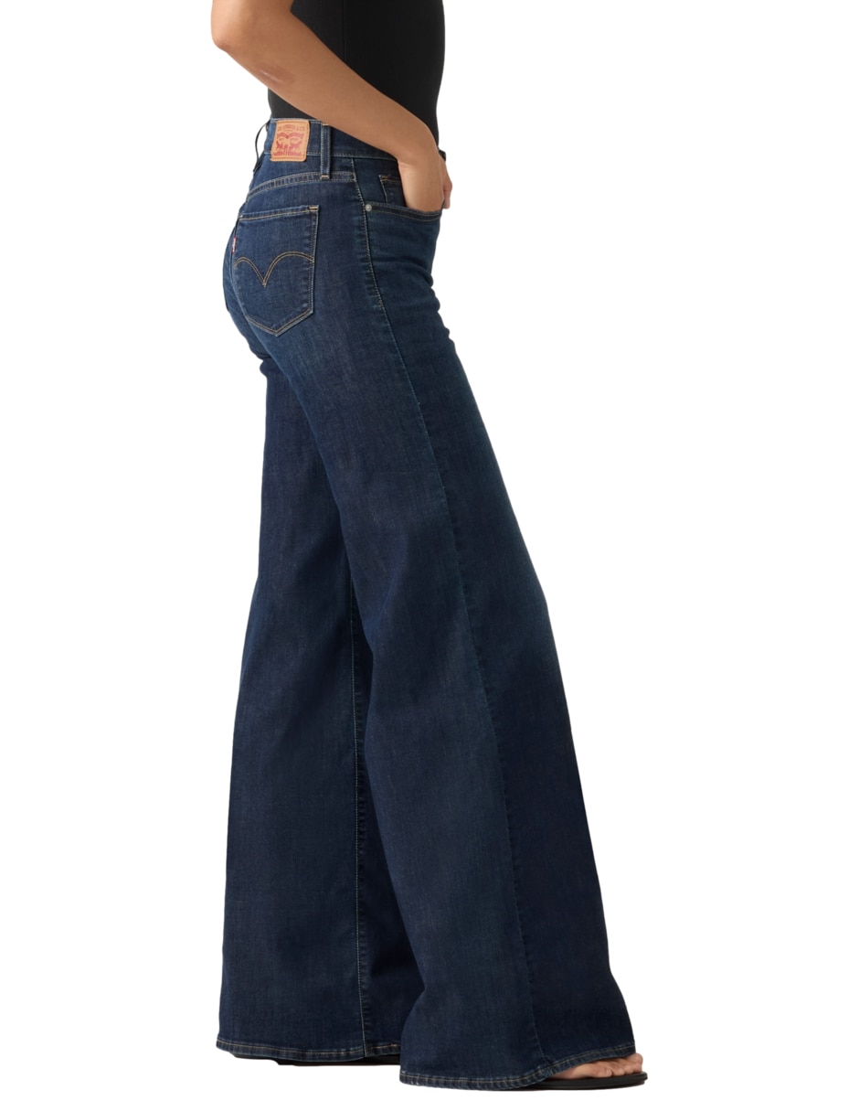 Jeans wide leg 318 para mujer