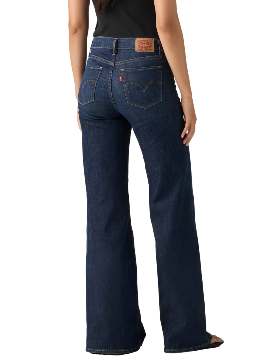 Jeans wide leg 318 para mujer