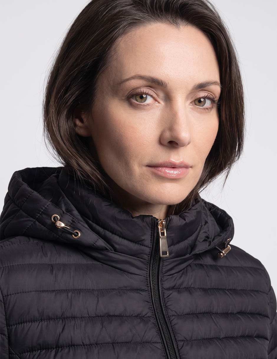 Chamarra capitonada davinchy para mujer
