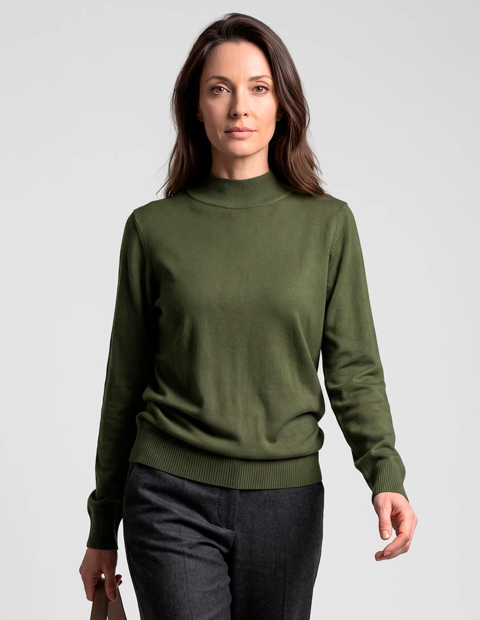 Suéter cuello alto para mujer 1