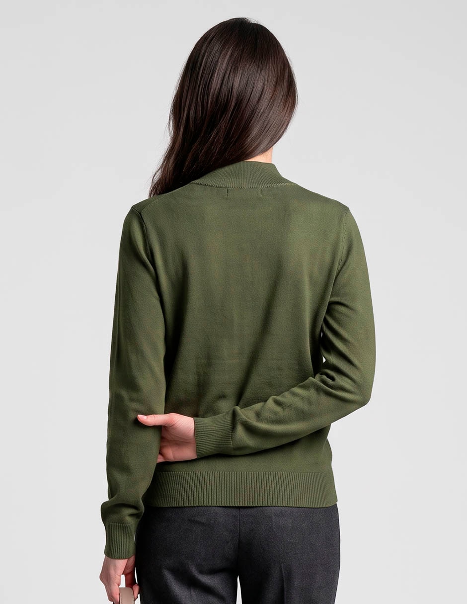 Suéter cuello alto para mujer 2
