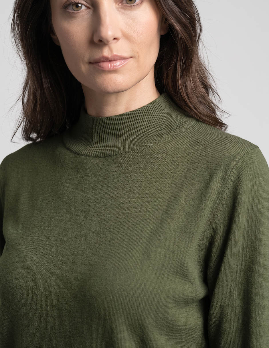 Suéter cuello alto para mujer 3