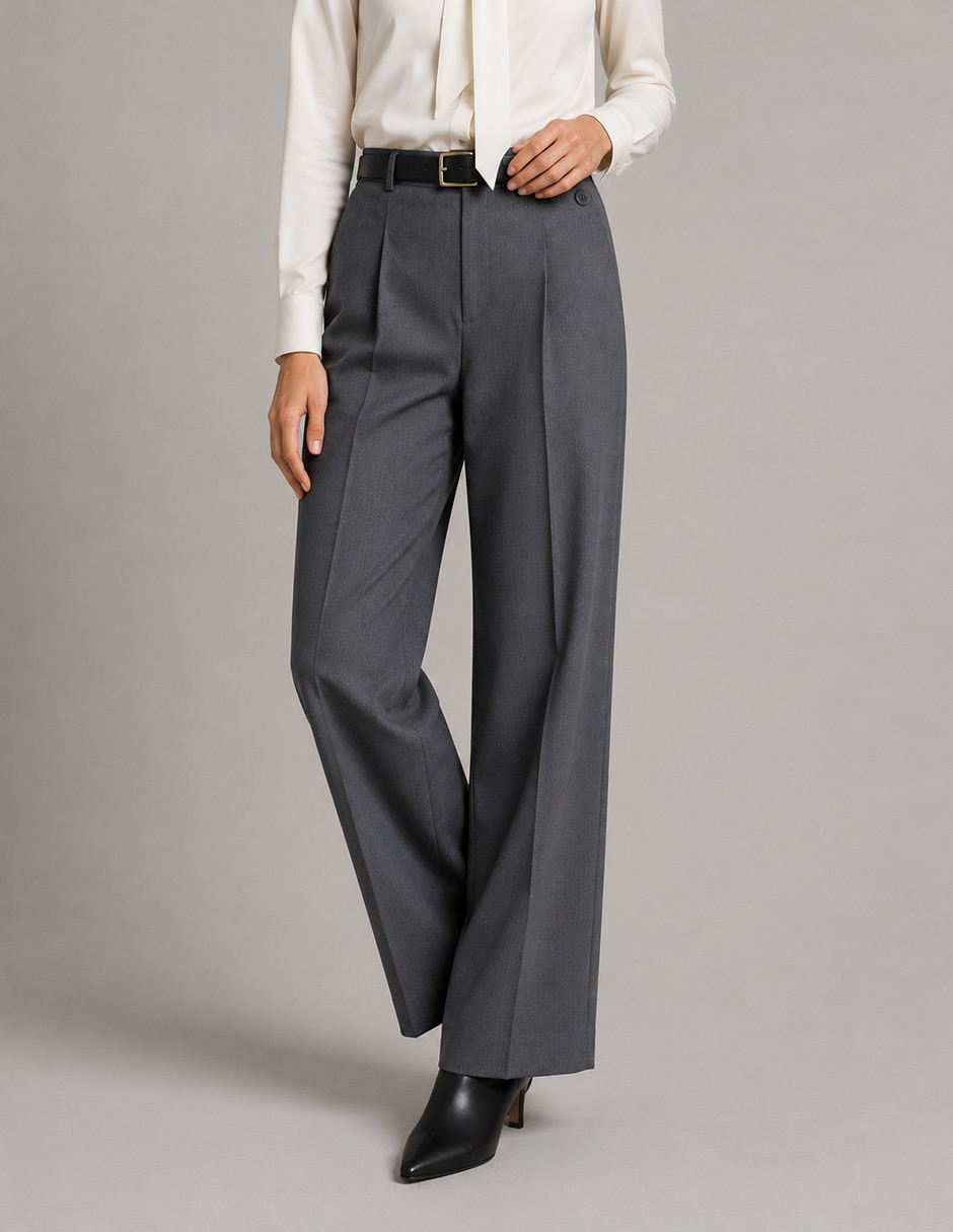 Pantalón de vestir regular para mujer 3