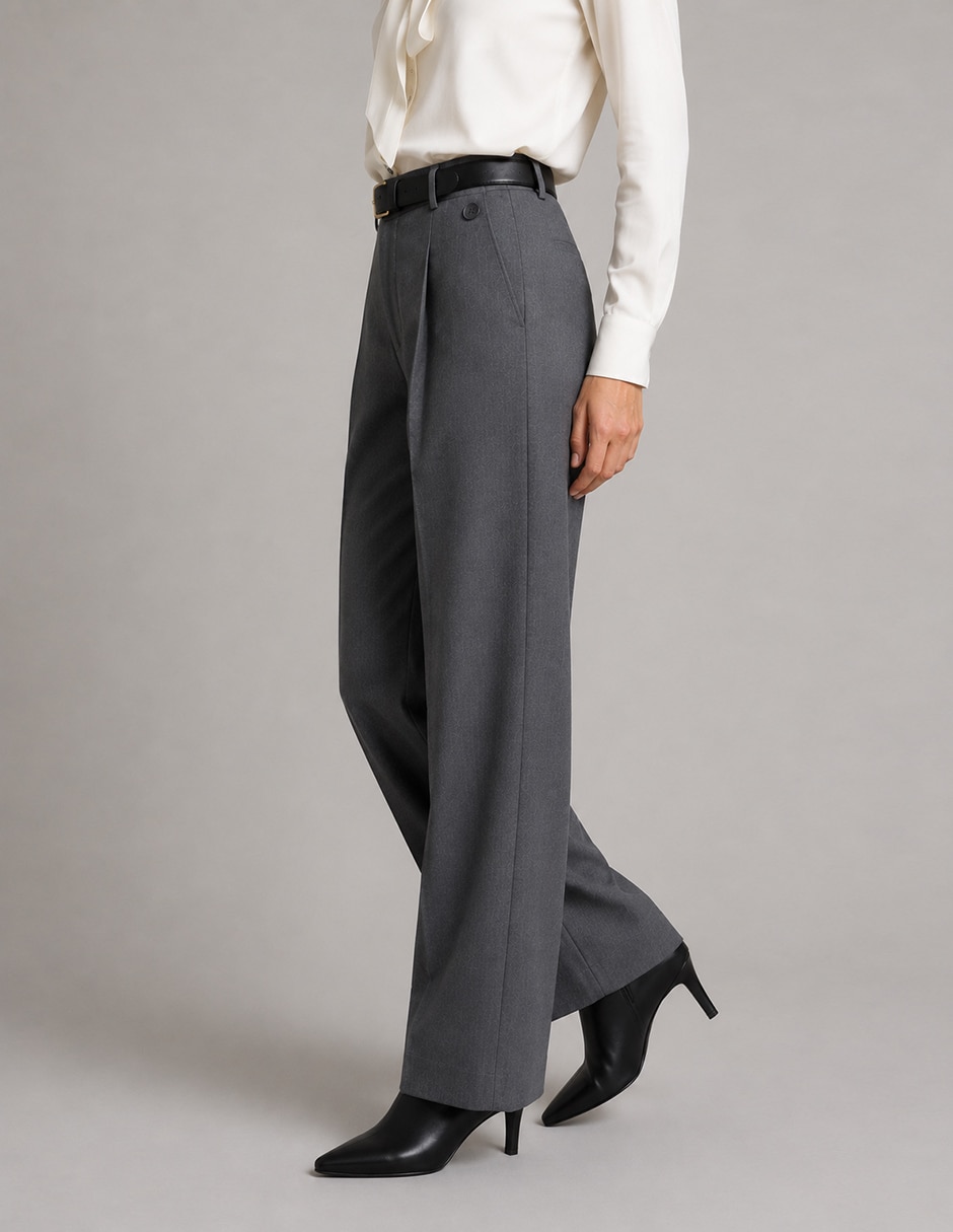 Pantalón de vestir regular para mujer 4