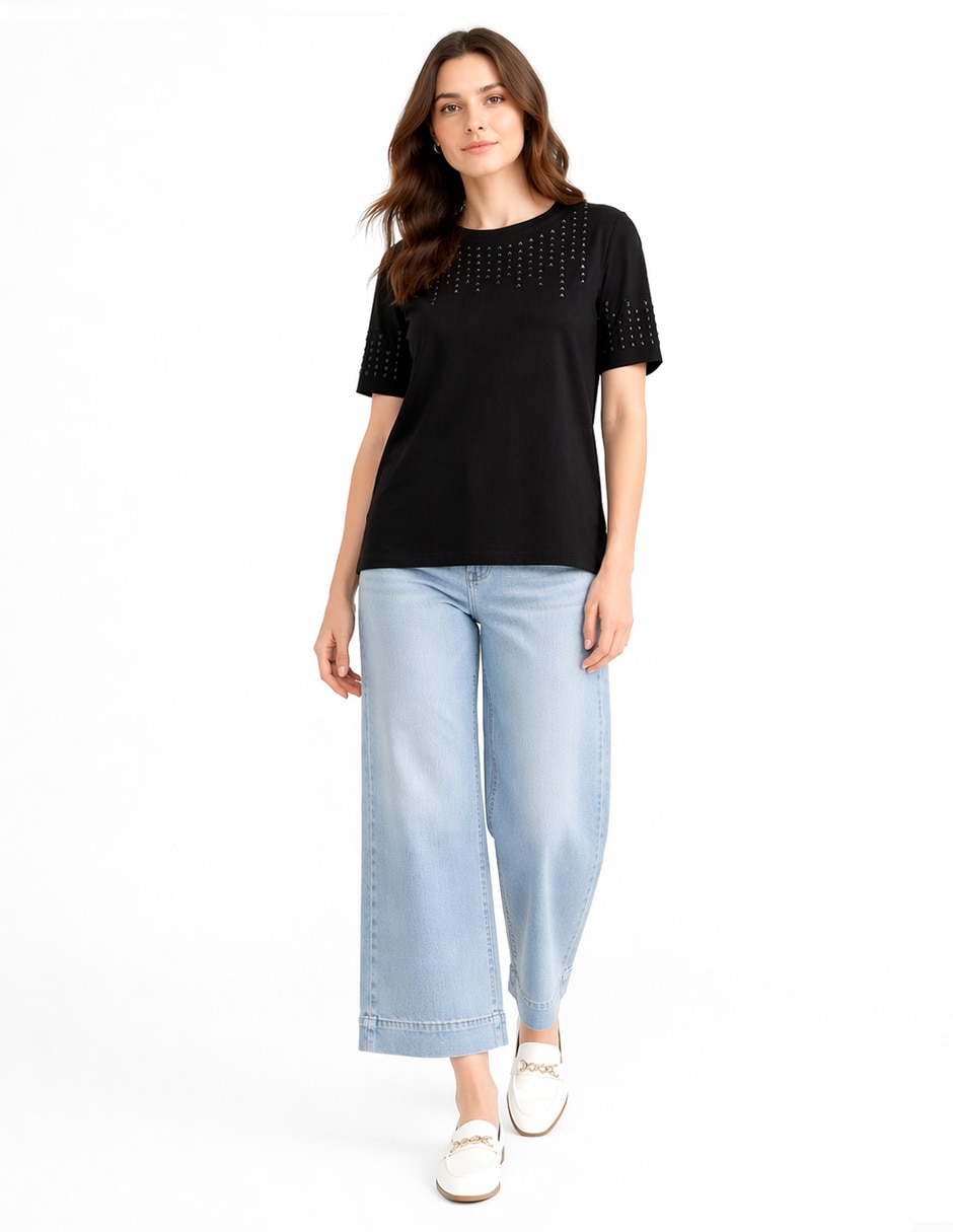 Blusa Foley's manga corta para mujer
