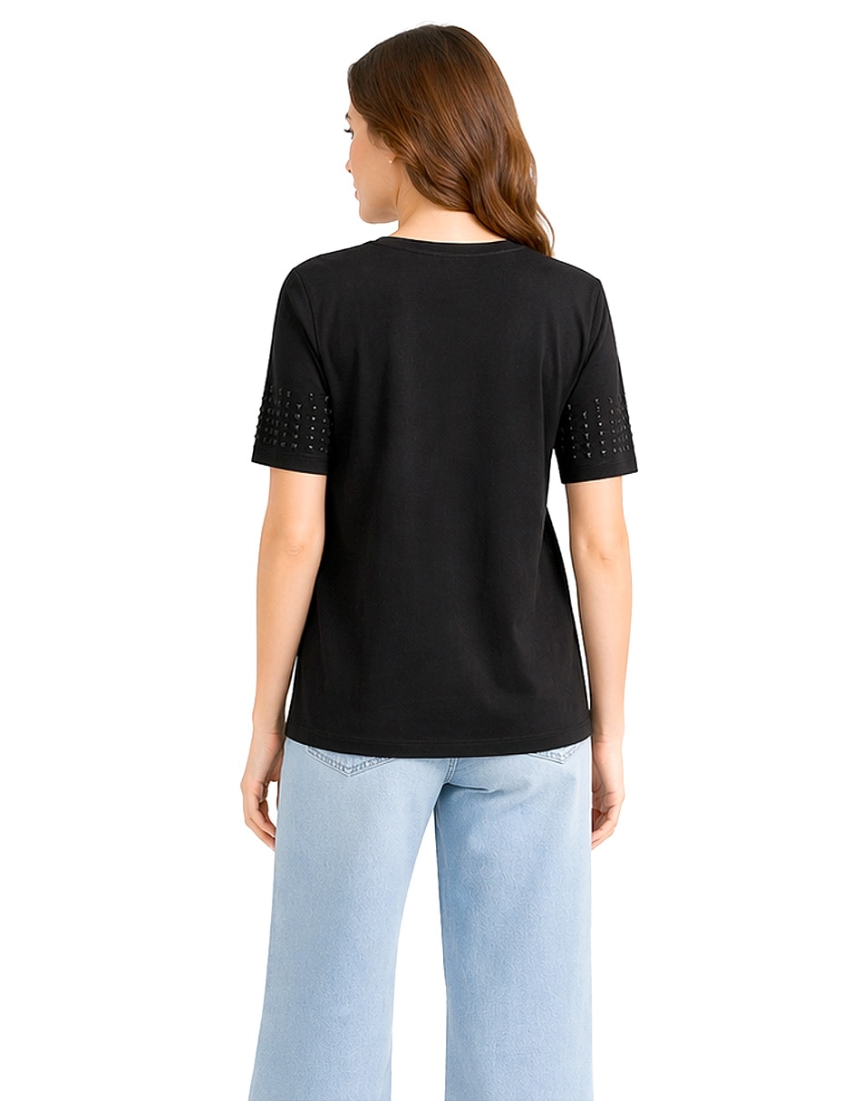 Blusa Foley's manga corta para mujer