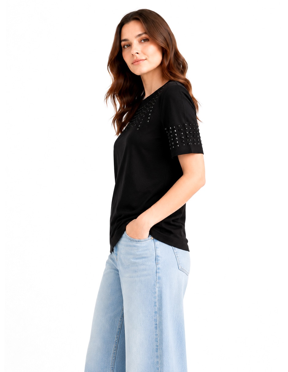 Blusa Foley's manga corta para mujer