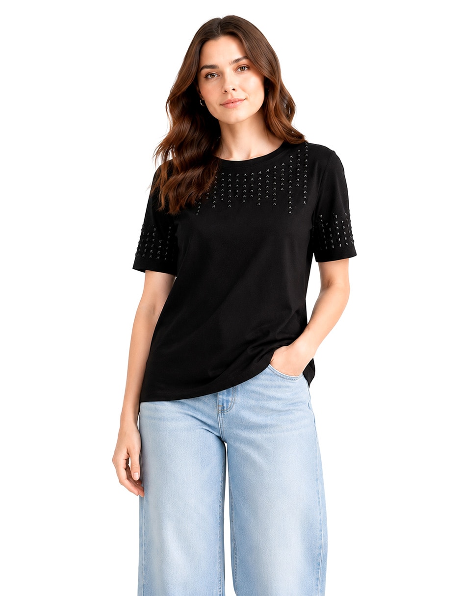 Blusa Foley's manga corta para mujer