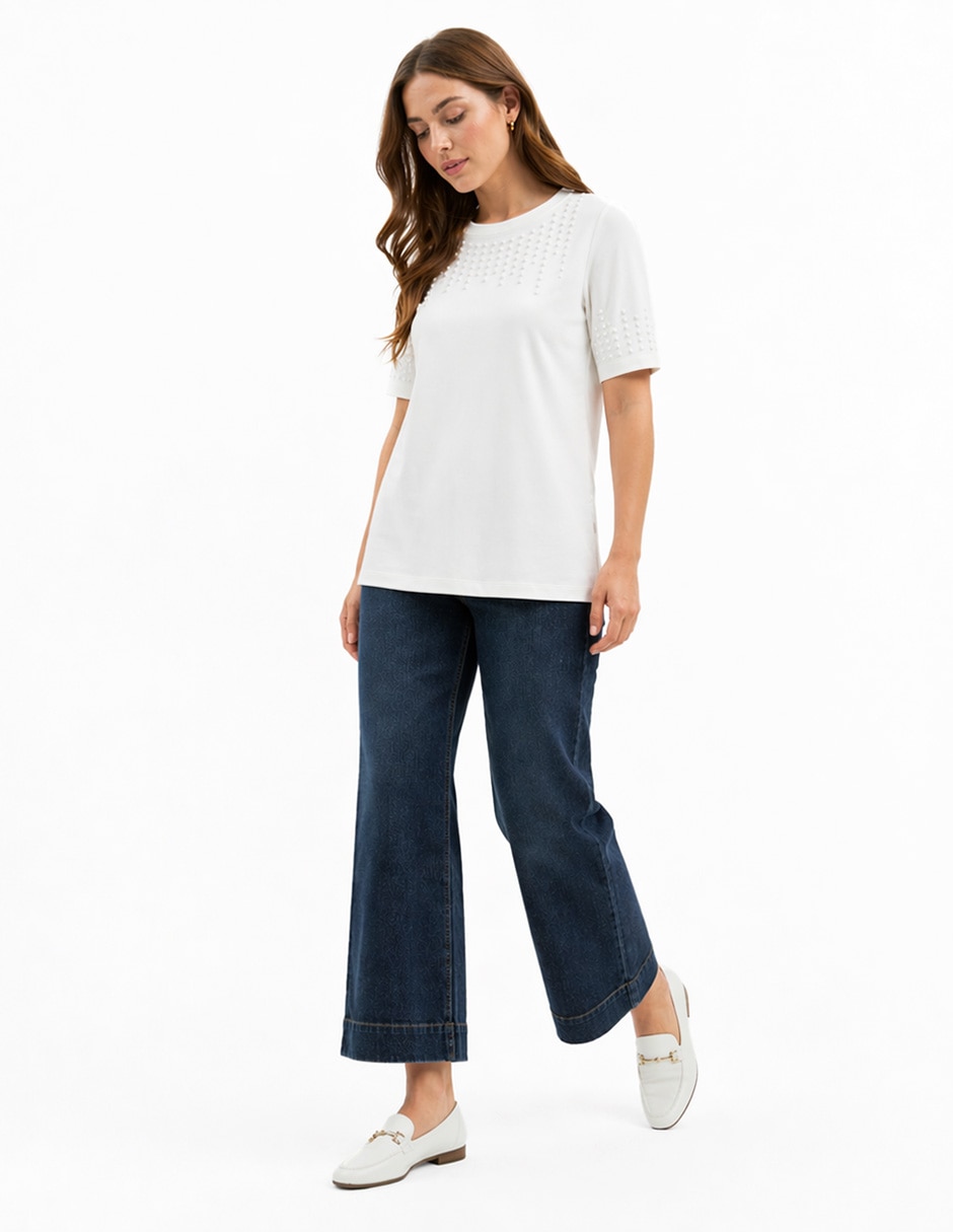 Blusa manga corta para mujer 2