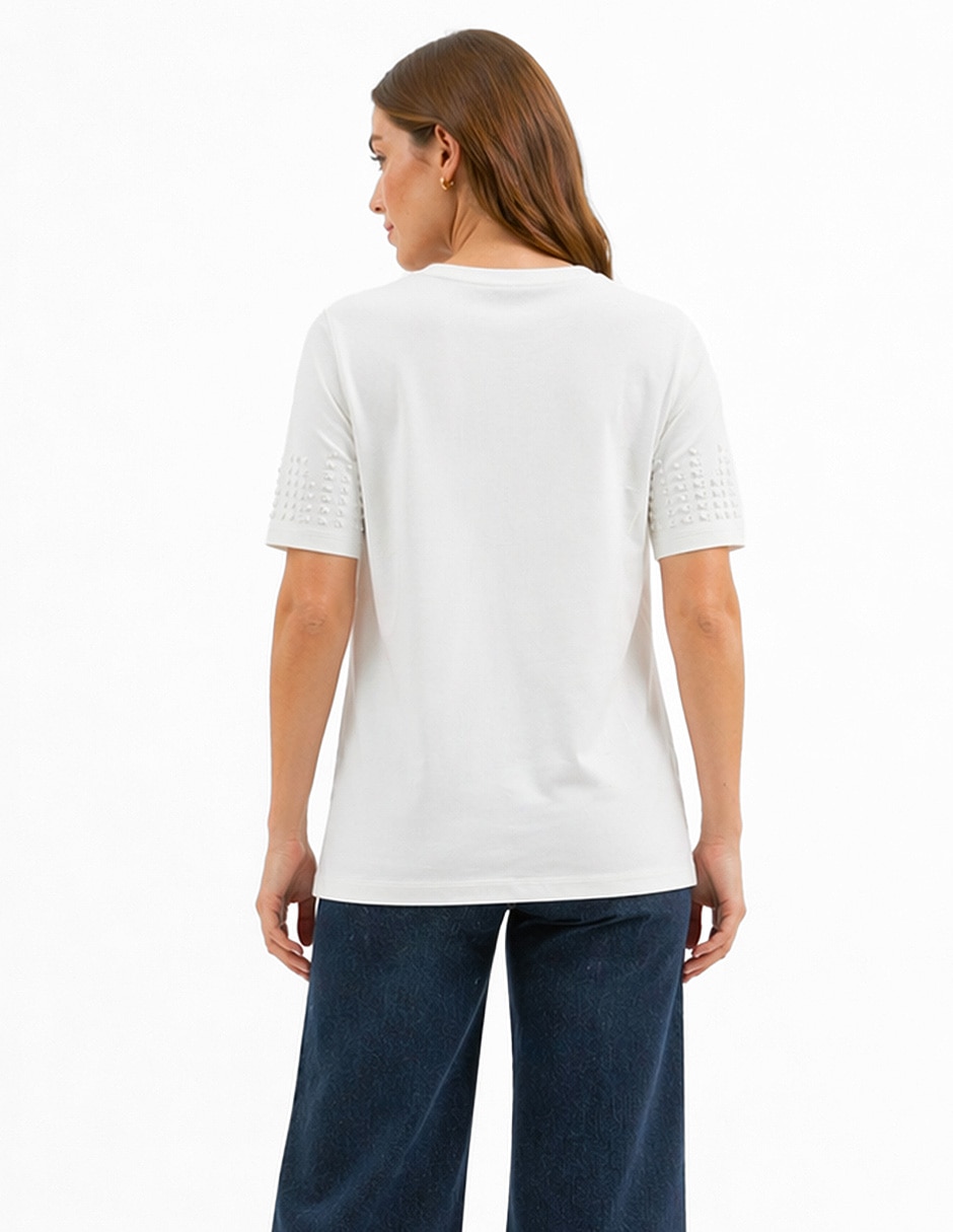 Blusa manga corta para mujer 3