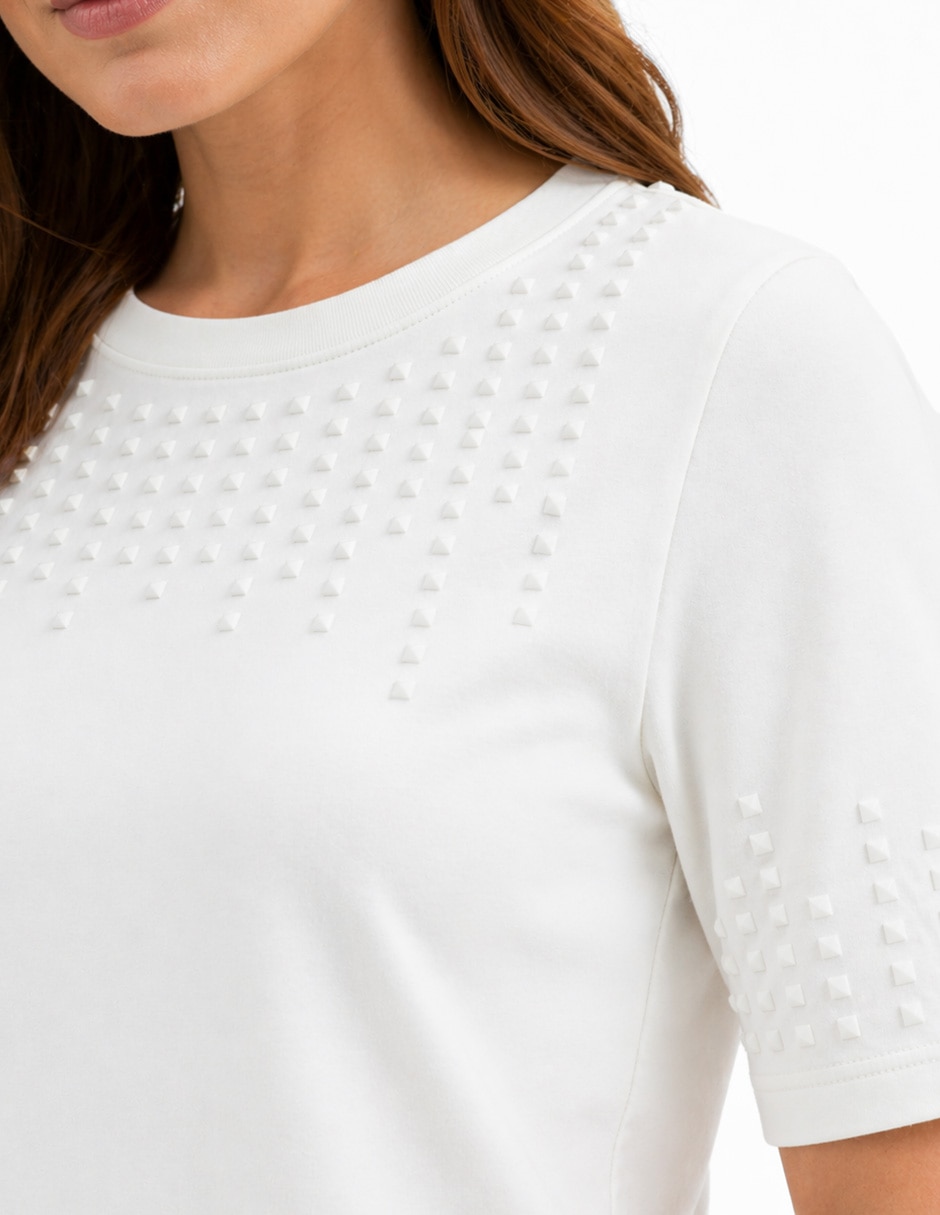Blusa manga corta para mujer 4