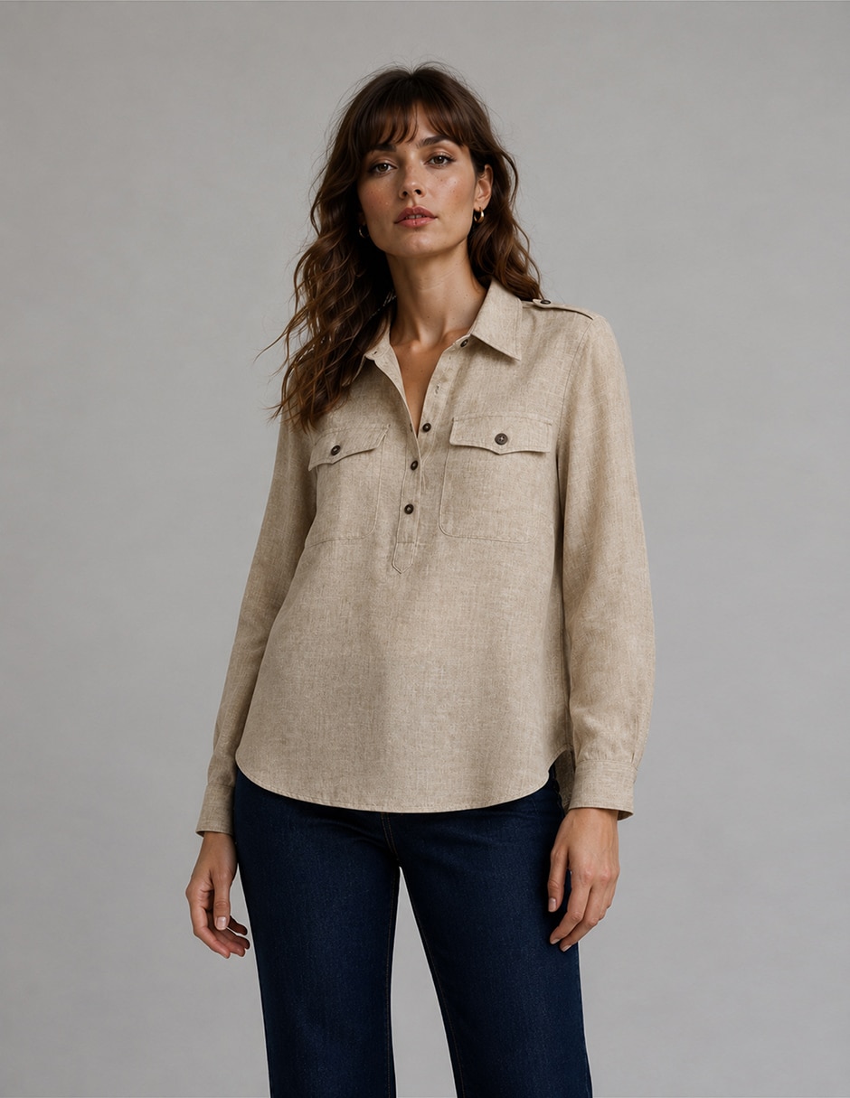 Blusa manga Larga para mujer Blusa manga Larga para mujer