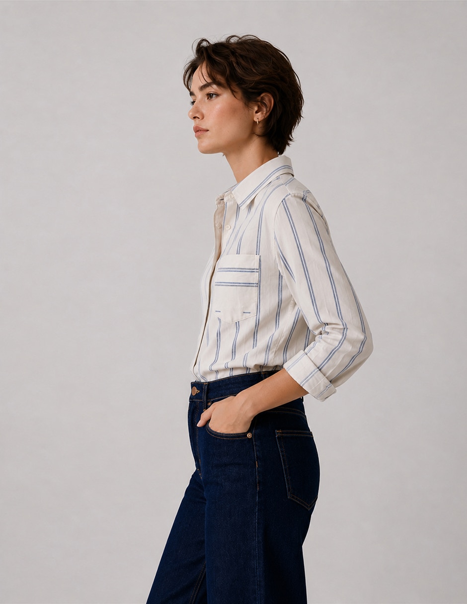 Blusa manga Larga para mujer 4