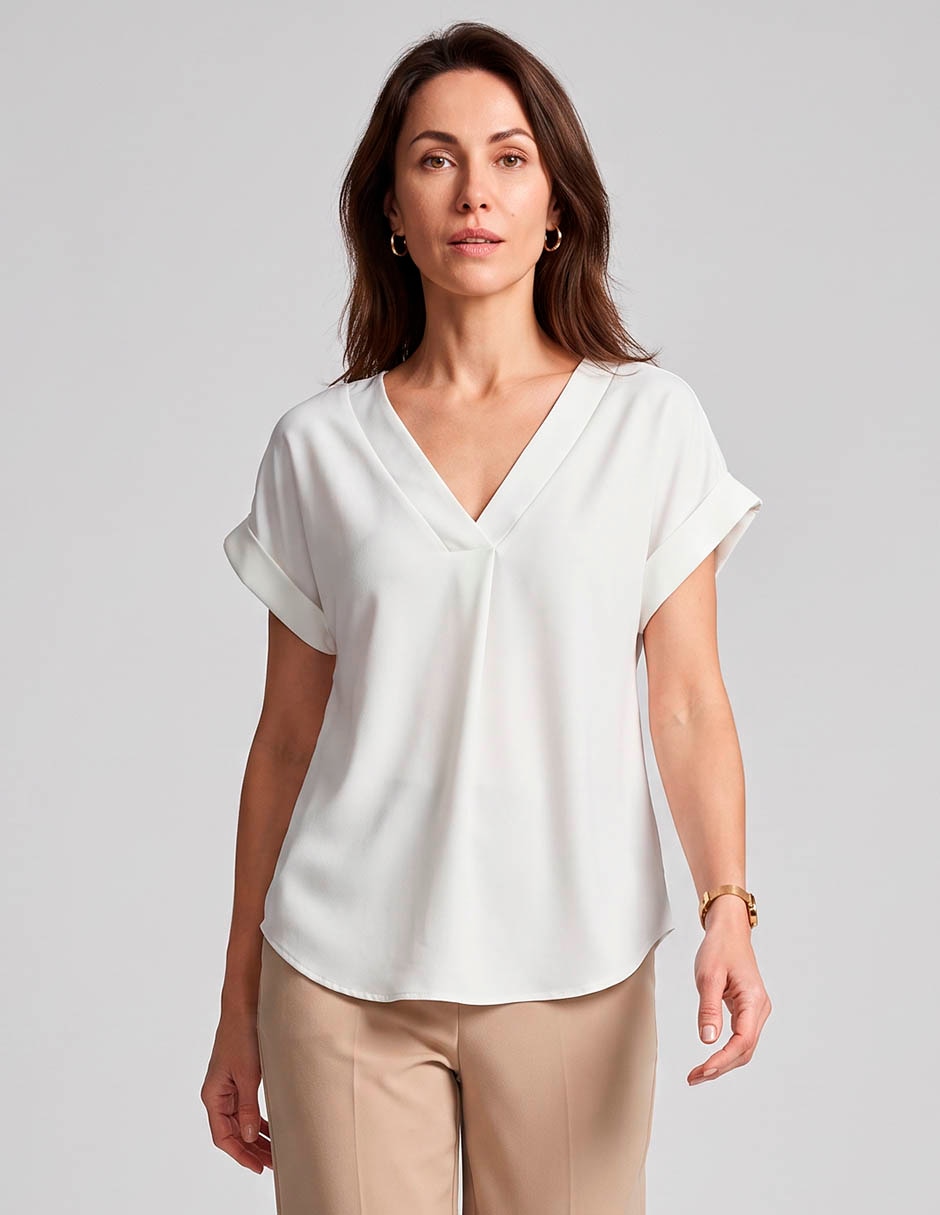 Blusa manga corta para mujer Blusa manga corta para mujer