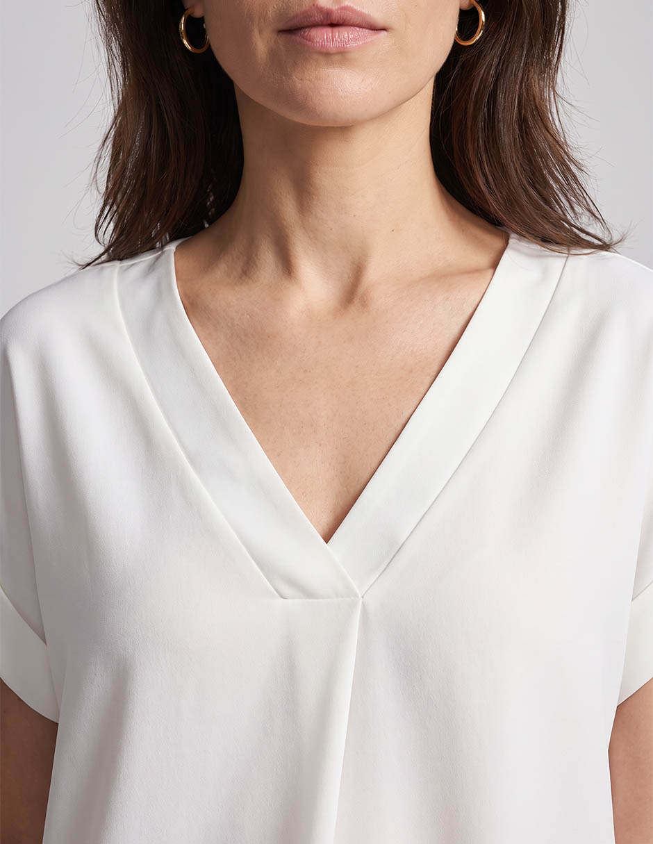 Blusa manga corta para mujer 3