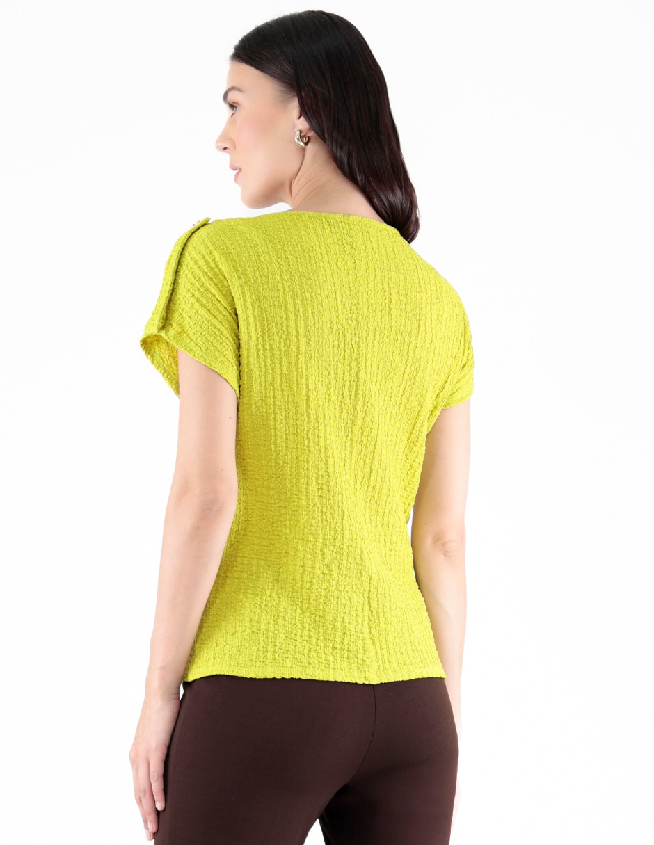 Blusa manga corta para mujer 2