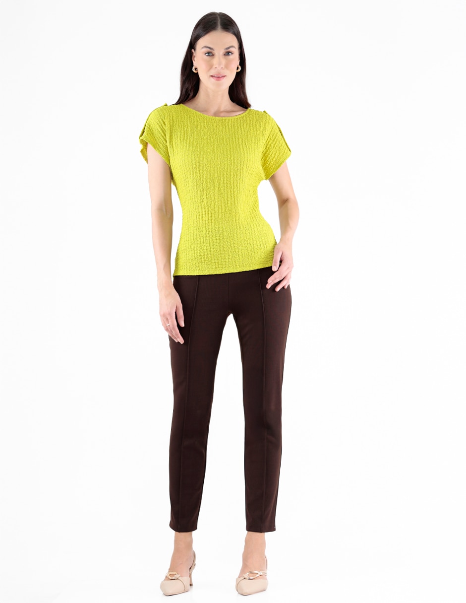 Blusa manga corta para mujer 3