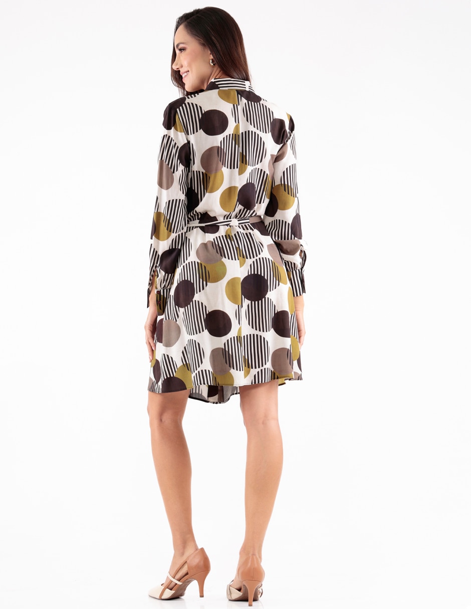 Vestido a la rodilla casual para mujer 2