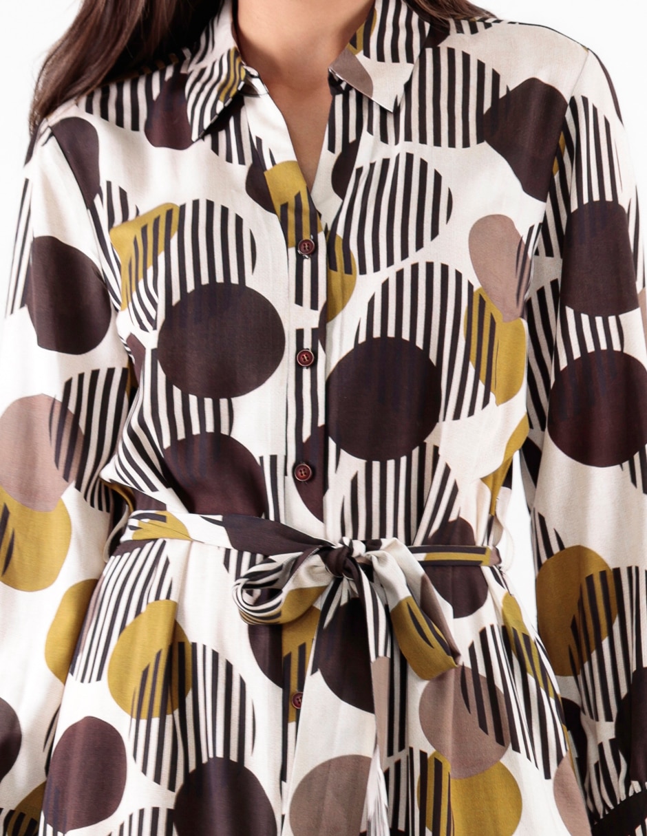Vestido a la rodilla casual para mujer 3