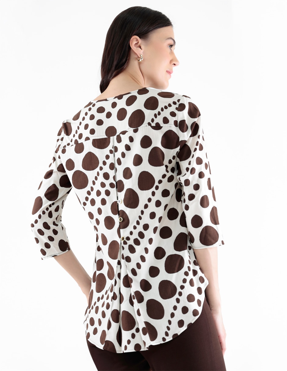 Blusa trinity coleccion manga corta para mujer
