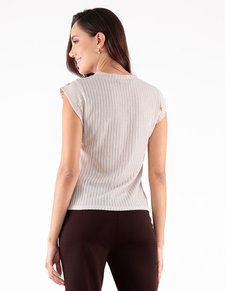 Blusa manga corta para mujer 2